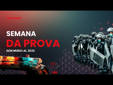 SEMANA DA PROVA#05 GCM MURICI-AL 2025