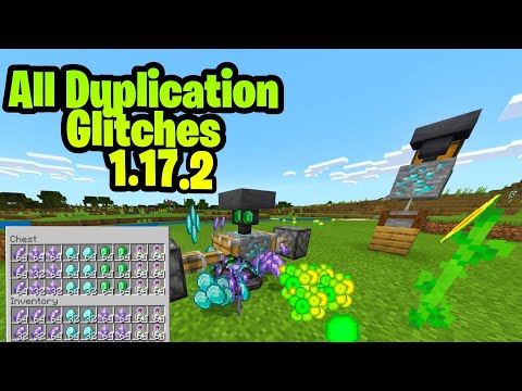 SuperXee Glitches - MINECRAFT ALL DUPLICATION GLITCHES 1.17.2 TUTORIAL!