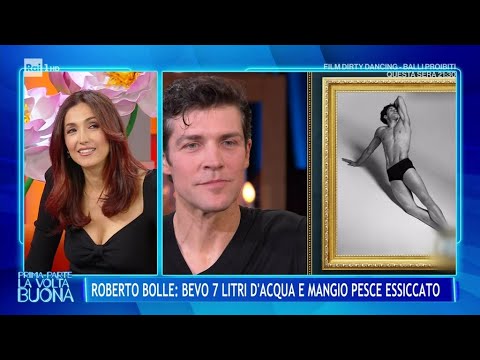 Roberto Bolle: bevo 7 litri d'acqua e mangio pesce essiccato - La Volta Buona 30/04/2025