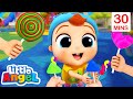 30 MIN LOOP Lollipop Song Fun Learning Little Angel Kids Loops Songs Nursery Rhymes