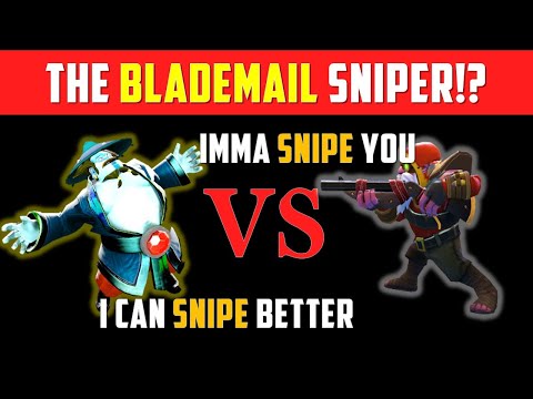 Storm Spirit vs Sniper - The Blademail Sniper is REAL!