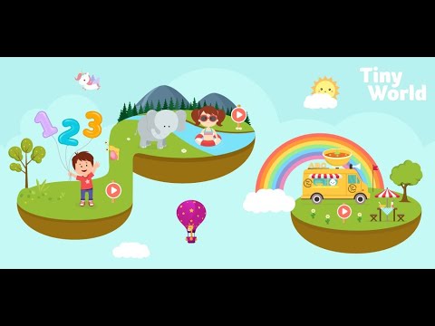 Tiny World - Learning games Video