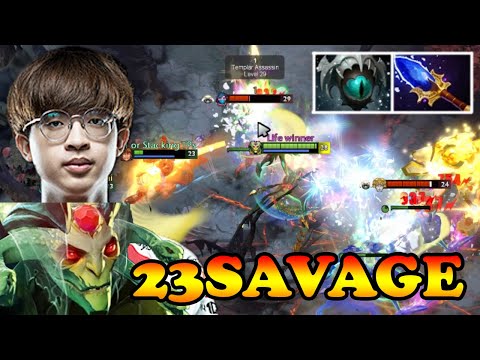 23SAVAGE RAID BOSS MEDUSA TRUE CARRY 1 VS 3 MOVING TURRET | DOTA2ORBS