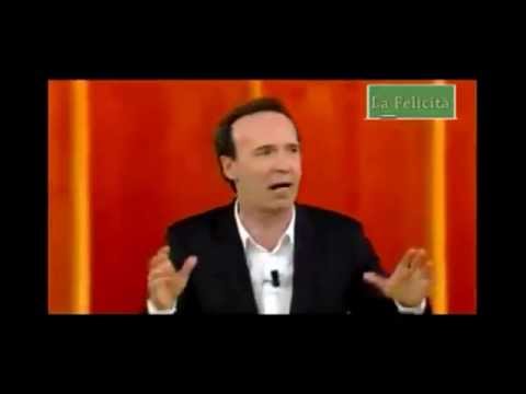 Roberto Benigni. La felicità....è un grande!      I Dieci Comandamenti