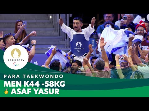 🔥 Gold for Asaf Yasur! Para Taekwondo Men’s K44 -58kg Final – Paris 2024 🥋
