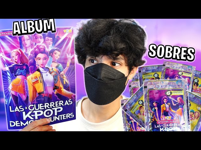 Vídeo relacionado con K-Pop Demon Hunters Pack Inicial - Álbum de Pegatinas + 2 Sobres de Figuras + Póster Oficial, Set de Colección para Fans de K-Pop