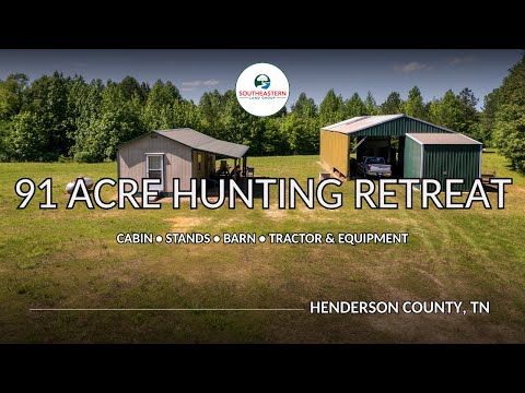 91 Acre Hunting Retreat with Equipment