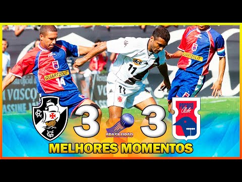 VASCO 3 x 1 PARANÁ ● MELHORES MOMENTOS ● COPA JOÃO HAVELANGE 2000 ● QUARTAS DE FINAL ● JOGO DE IDA