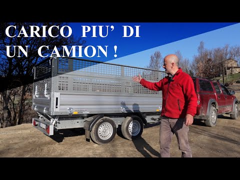 Pickup Isuzu D-Max with hydraulic Tipper Trailer SyStema with rear camera; Power and versatility