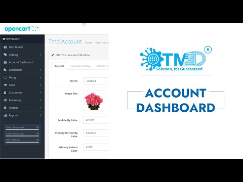 Opencart Account Dashboard Pro