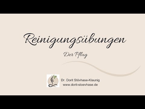 Reinigungsübung: Der Pflug
