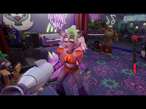 What happens if you attack Roxy while she's crying? - Five Nights at Freddy's: Security Breach