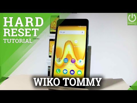 How to Hard Reset WIKO Tommy - Factory Reset / Master Reset