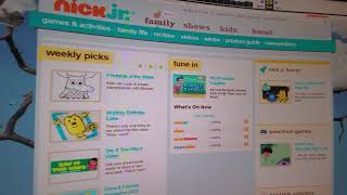 Nick Jr. Website on February 25th, 2011 on the Wayback Machine