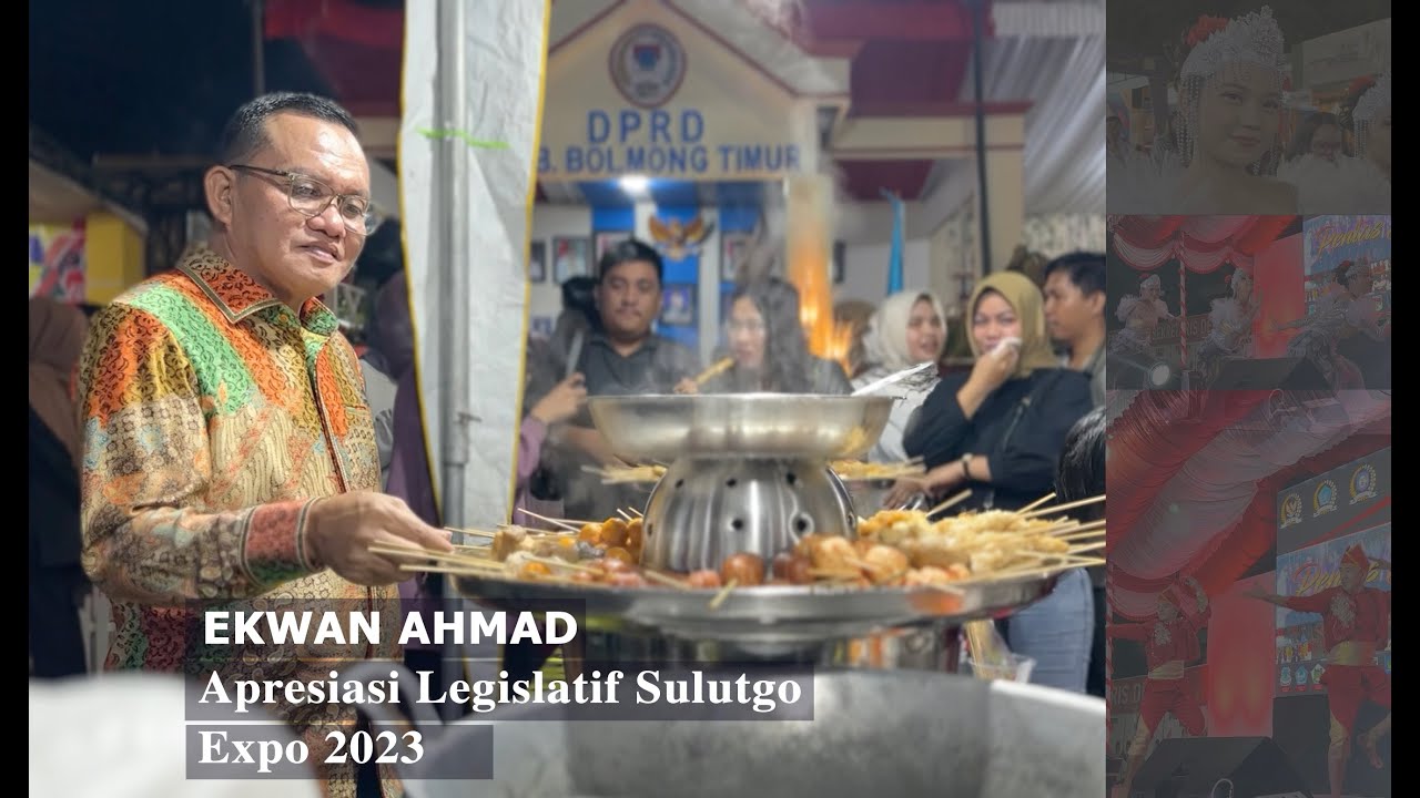 Ekwan Ahmad Apresiasi Legislatif Sulutgo Expo 2023