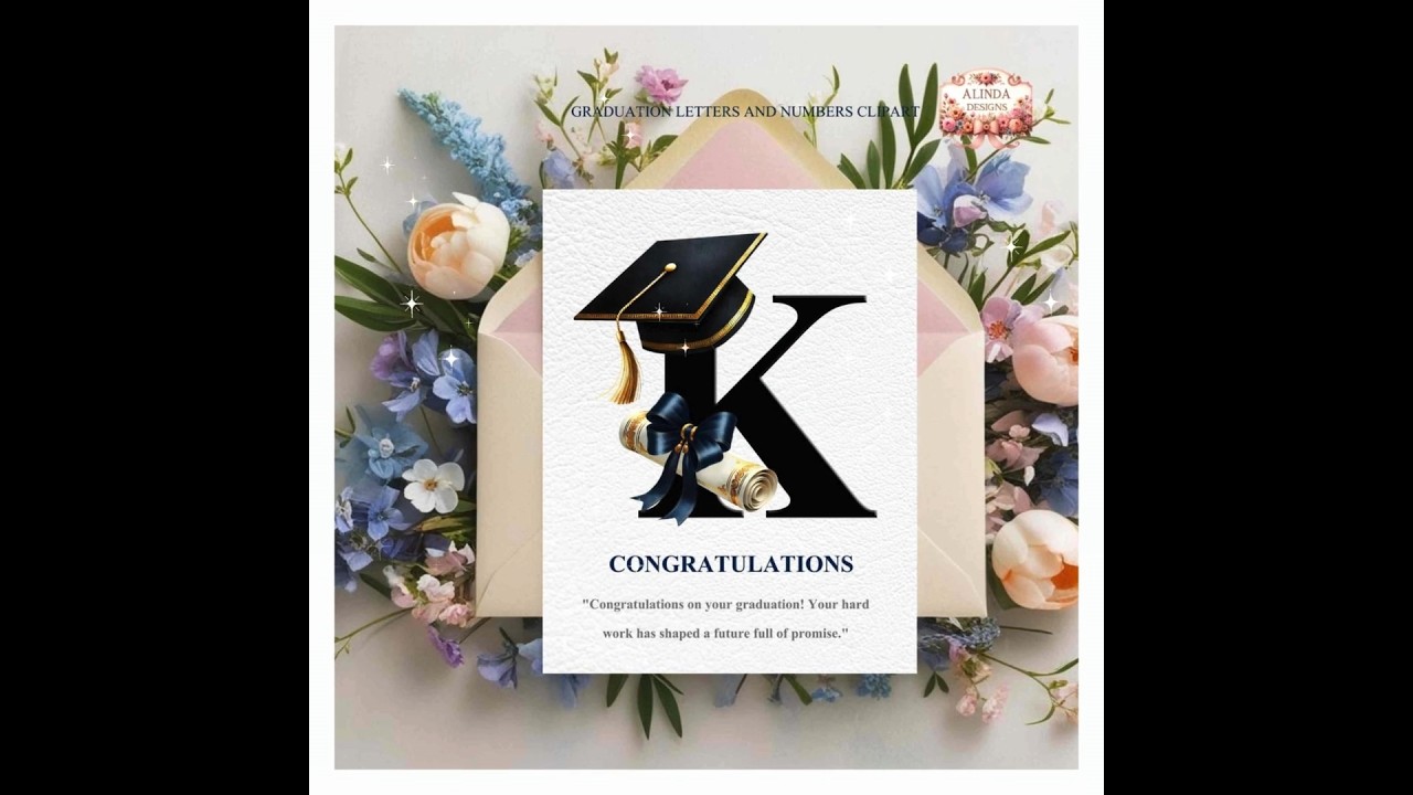 #graduation alphabet #black gold letters#grad cap letters #scroll diploma png#clipart #classof2025