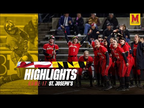 Maryland Softball Highlight | St. Joseph's