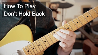 Chanson 'Don't Hold Back' Disco Funk Guitar Lesson