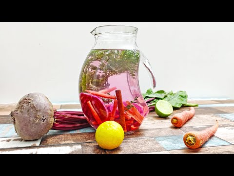Beetroot Detox Water | Beetroot Infused Water | How to Make Beetroot Detox Water Cleanse Weight Loss