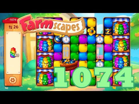 Farmscapes Level 1074 HD Gameplay Walkthrough | 3 - match game | android | ios | pc | app