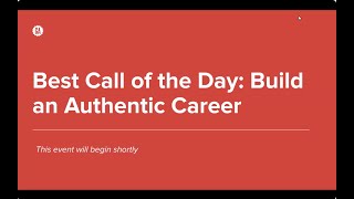 Build an Authentic Career - The Knock Method