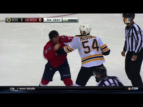 Adam McQuaid vs T.J. Oshie