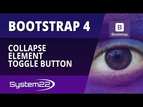 Bootstrap 4 Basics Collapse Element Toggle Button