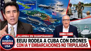 ¡ALARMA EN GUANTÁNAMO! ! EEUU rodea a CUBA con drones con IA y embarcaciones no tripuladas