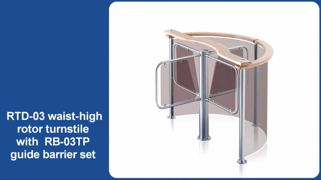 PERCo Waist-High Rotor Turnstiles