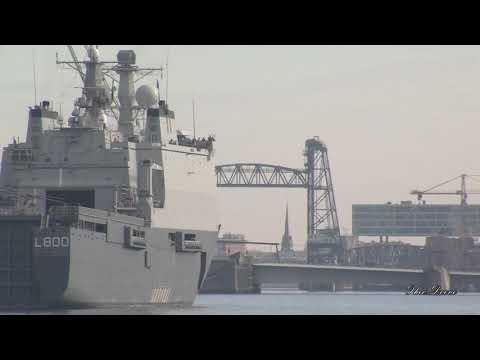 Aankomst HNLMS ROTTERDAM
