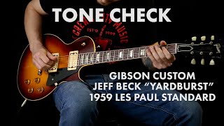 Video thumbnail for TONE CHECK: Jeff Beck “YardBurst” 1959 Les Paul Standard Demo | Cream City Music by Cream City Music
