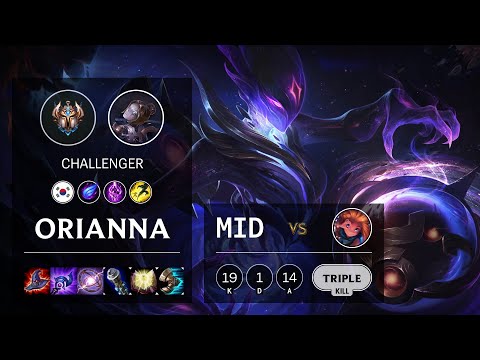 Orianna Mid vs Zoe - KR Challenger Patch 10.16