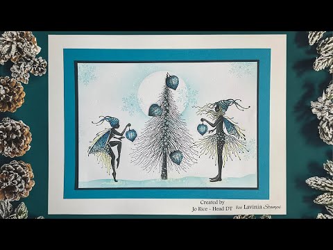 Winter Whispers by Jo Rice - A Lavinia Stamps Tutorial