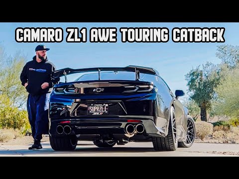 Camaro ZL1/SS AWE Tuning Touring Catback W/Secondary Cat Delete Cold Start!