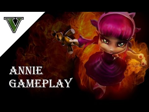 Annie vs Heimerdinger - Mid Lane - League of Legends - full gameplay w/ Vollmer