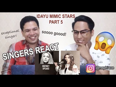 VIRAL IDAYU MIMIC STARS - Part 5 | SINGERS REACT