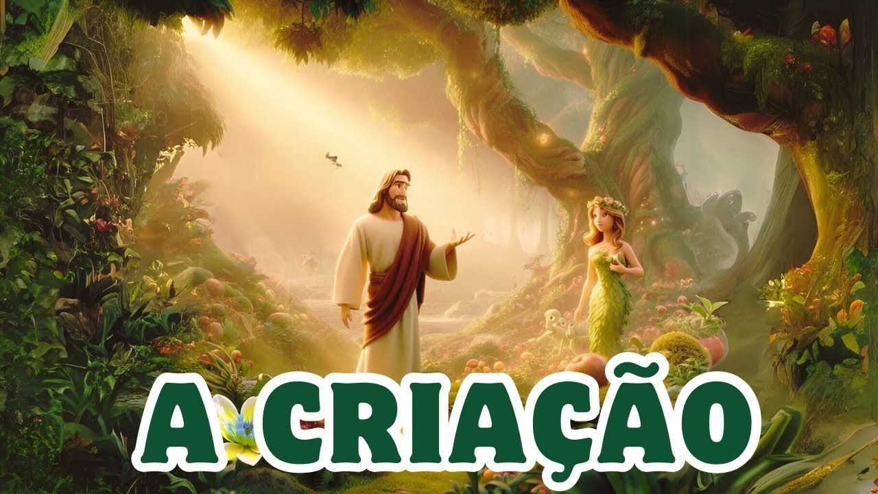A CRIAÇÃO | Desenho Bíblico infantil #acriação