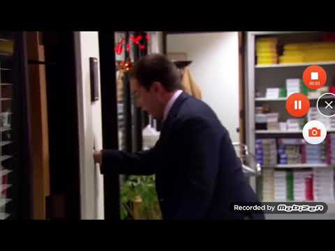 The office andy punches wall