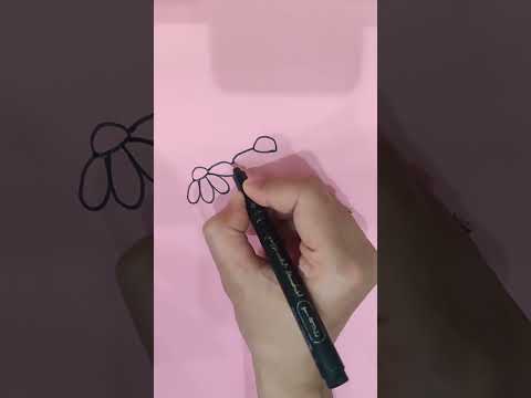 Easy flower drawing |Art with Nimra|