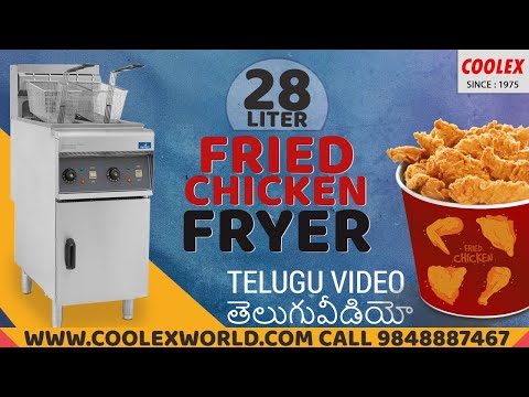 28 Liters Automatic Gas fryer