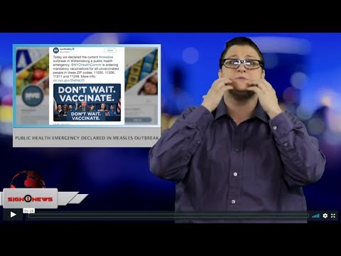 Public Health emergency declared in measles outbreak (ASL - 4.10.19)