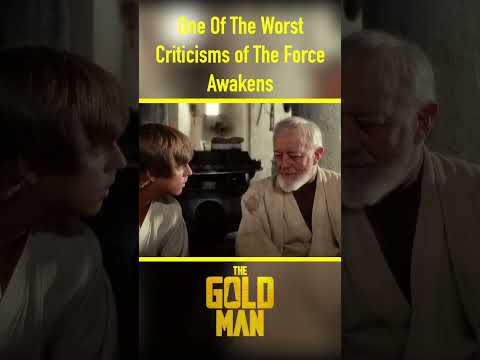 One of the worst criticisms of The Force Awakens #shorts