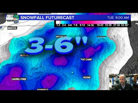 1st Winter Storm of the Ski Southeast Season. 12/1/2019