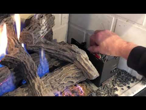 How To Adjust The Height Of The Flame In A Fireplace