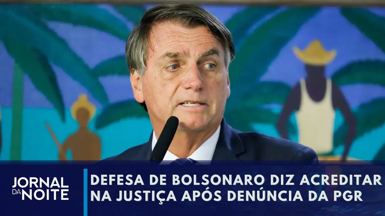 Defesa de Bolsonaro diz que recebeu denúncia com indignação, mas confia na Justiça | Jornal da Noite