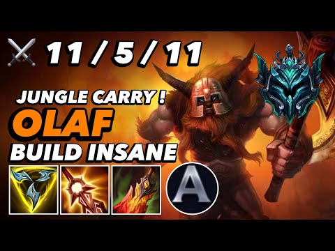WILD RIFT OLAF : INSANE JUNGLE SEASON 8 | OLAF WILD RIFT - A RATING