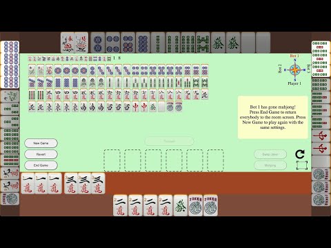 American Mahjong - 2021 NMJL QuickStart - play with 4 friends or with bots - YouTube