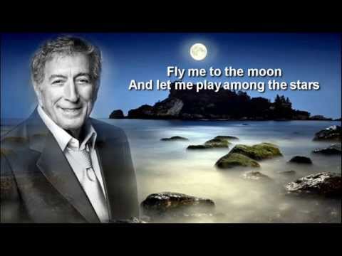 Tony Bennett +  Fly Me To The Moon + Lyrics/HQ