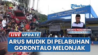 Arus Mudik di Pelabuhan Gorontalo dan Anggrek Melonjak, Ribuan Pemudik Sudah Ambil Posisi dari Pagi