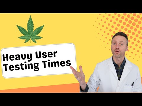 How long can marijuana be detected in urine (Heavy...